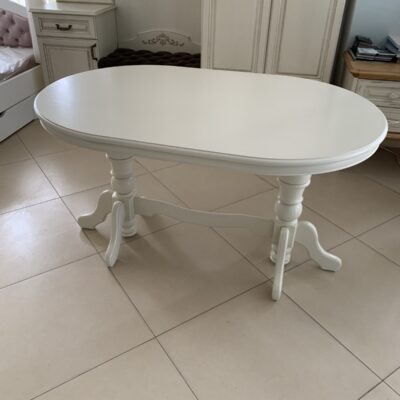 Solid ash dining table
